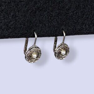 (2/$20) V. Dainty Faux Pearl Accent Earrings